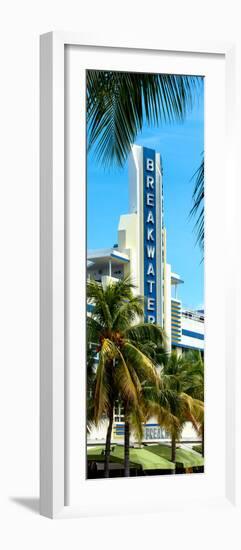 Art Deco Architecture of Miami Beach - The Esplendor Hotel Breakwater South Beach - Ocean Drive-Philippe Hugonnard-Framed Photographic Print