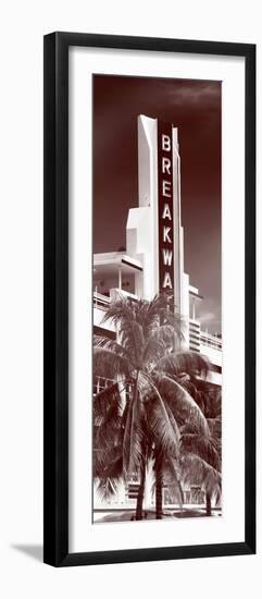 Art Deco Architecture of Miami Beach - The Esplendor Hotel Breakwater South Beach - Ocean Drive-Philippe Hugonnard-Framed Photographic Print