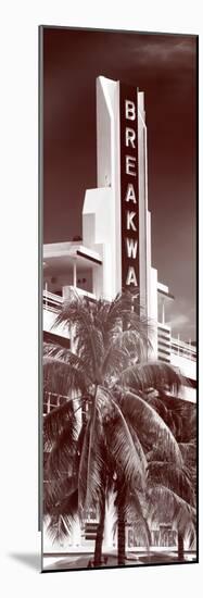 Art Deco Architecture of Miami Beach - The Esplendor Hotel Breakwater South Beach - Ocean Drive-Philippe Hugonnard-Mounted Photographic Print