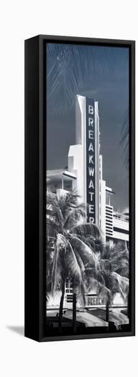 Art Deco Architecture of Miami Beach - The Esplendor Hotel Breakwater South Beach - Ocean Drive-Philippe Hugonnard-Framed Stretched Canvas