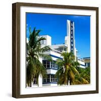 Art Deco Architecture of Miami Beach - The Esplendor Hotel Breakwater South Beach - Ocean Drive-Philippe Hugonnard-Framed Photographic Print