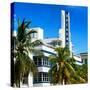 Art Deco Architecture of Miami Beach - The Esplendor Hotel Breakwater South Beach - Ocean Drive-Philippe Hugonnard-Stretched Canvas