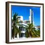 Art Deco Architecture of Miami Beach - The Esplendor Hotel Breakwater South Beach - Ocean Drive-Philippe Hugonnard-Framed Premium Photographic Print