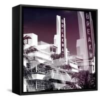 Art Deco Architecture of Miami Beach - The Esplendor Hotel Breakwater South Beach - Ocean Drive-Philippe Hugonnard-Framed Stretched Canvas