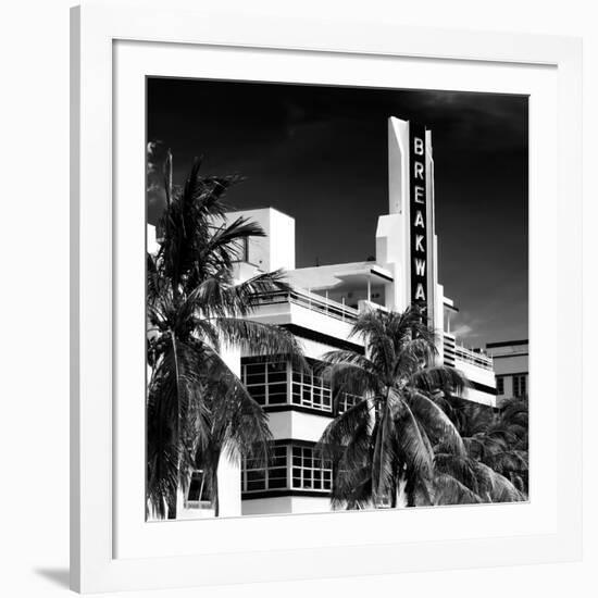 Art Deco Architecture of Miami Beach - The Esplendor Hotel Breakwater South Beach - Ocean Drive-Philippe Hugonnard-Framed Photographic Print