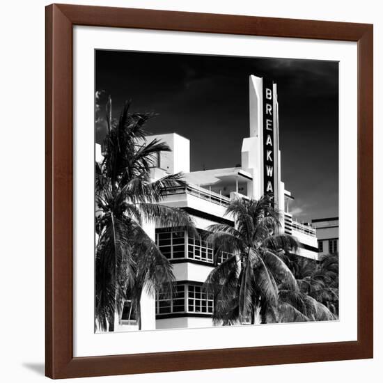 Art Deco Architecture of Miami Beach - The Esplendor Hotel Breakwater South Beach - Ocean Drive-Philippe Hugonnard-Framed Photographic Print