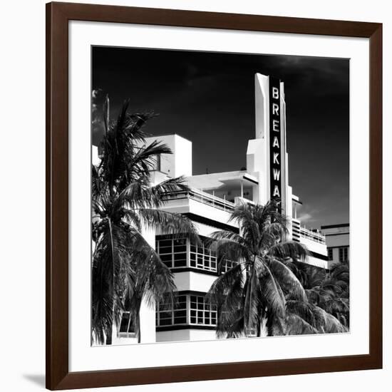 Art Deco Architecture of Miami Beach - The Esplendor Hotel Breakwater South Beach - Ocean Drive-Philippe Hugonnard-Framed Photographic Print