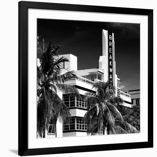 Art Deco Architecture of Miami Beach - The Esplendor Hotel Breakwater South Beach - Ocean Drive-Philippe Hugonnard-Framed Photographic Print