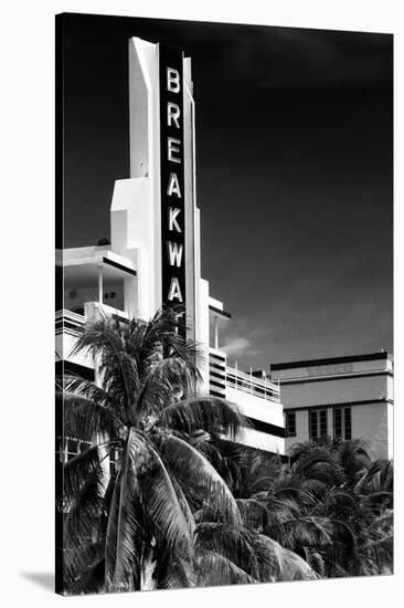 Art Deco Architecture of Miami Beach - The Esplendor Hotel Breakwater South Beach - Ocean Drive-Philippe Hugonnard-Stretched Canvas