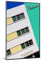 Art Deco Architecture of Miami Beach - The Parisian Hotel South Beach - Florida-Philippe Hugonnard-Mounted Photographic Print