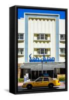 Art Deco Architecture of Miami Beach - The San Juan Hotel - Florida-Philippe Hugonnard-Framed Stretched Canvas