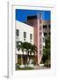 Art Deco Architecture of Miami Beach - The Tropics Hotel - Florida-Philippe Hugonnard-Framed Photographic Print