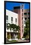 Art Deco Architecture of Miami Beach - The Tropics Hotel - Florida-Philippe Hugonnard-Framed Premium Photographic Print