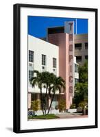 Art Deco Architecture of Miami Beach - The Tropics Hotel - Florida-Philippe Hugonnard-Framed Photographic Print