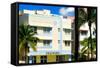 Art Deco Architecture of Ocean Drive - Miami Beach - Florida-Philippe Hugonnard-Framed Stretched Canvas