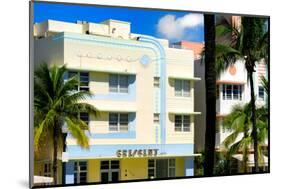 Art Deco Architecture of Ocean Drive - Miami Beach - Florida-Philippe Hugonnard-Mounted Photographic Print