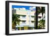 Art Deco Architecture of Ocean Drive - Miami Beach - Florida-Philippe Hugonnard-Framed Photographic Print