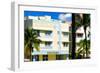 Art Deco Architecture of Ocean Drive - Miami Beach - Florida-Philippe Hugonnard-Framed Photographic Print