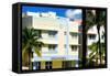 Art Deco Architecture of Ocean Drive - Miami Beach - Florida-Philippe Hugonnard-Framed Stretched Canvas