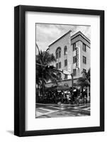 Art Deco Architecture of Ocean Drive - Miami Beach - Florida-Philippe Hugonnard-Framed Photographic Print