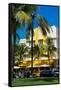 Art Deco Architecture of Ocean Drive - Miami Beach - Florida-Philippe Hugonnard-Framed Stretched Canvas