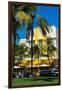 Art Deco Architecture of Ocean Drive - Miami Beach - Florida-Philippe Hugonnard-Framed Photographic Print