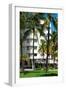 Art Deco Architecture of Ocean Drive - Miami Beach - Florida-Philippe Hugonnard-Framed Photographic Print