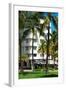 Art Deco Architecture of Ocean Drive - Miami Beach - Florida-Philippe Hugonnard-Framed Photographic Print