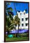 Art Deco Architecture of Ocean Drive - Miami Beach - Florida-Philippe Hugonnard-Framed Photographic Print