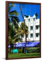 Art Deco Architecture of Ocean Drive - Miami Beach - Florida-Philippe Hugonnard-Framed Photographic Print