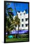 Art Deco Architecture of Ocean Drive - Miami Beach - Florida-Philippe Hugonnard-Framed Photographic Print