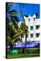 Art Deco Architecture of Ocean Drive - Miami Beach - Florida-Philippe Hugonnard-Stretched Canvas