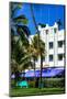 Art Deco Architecture of Ocean Drive - Miami Beach - Florida-Philippe Hugonnard-Mounted Photographic Print