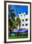 Art Deco Architecture of Ocean Drive - Miami Beach - Florida-Philippe Hugonnard-Framed Premium Photographic Print