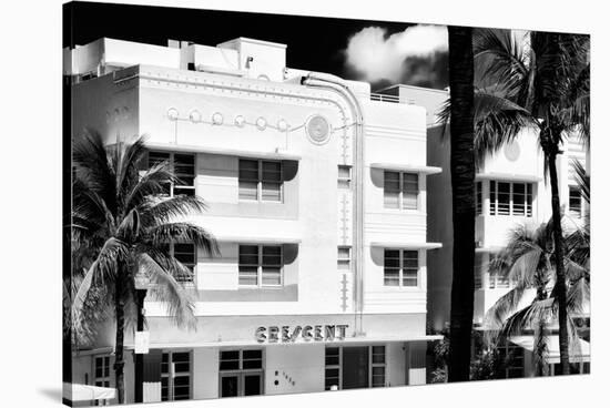 Art Deco Architecture of Ocean Drive - Miami Beach - Florida-Philippe Hugonnard-Stretched Canvas