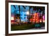 Art Deco Architecture of Ocean Drive - Miami Beach - Florida-Philippe Hugonnard-Framed Photographic Print