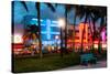 Art Deco Architecture of Ocean Drive - Miami Beach - Florida-Philippe Hugonnard-Stretched Canvas