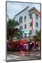 Art Deco Architecture of Ocean Drive - Miami Beach - Florida-Philippe Hugonnard-Mounted Photographic Print