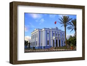 Art Deco Architecture, Sidi Ifni, Morocco, North Africa, Africa-Neil-Framed Photographic Print