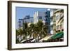 Art Deco Area with Hotels, Miami, Florida, USA-Peter Adams-Framed Photographic Print