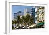 Art Deco Area with Hotels, Miami, Florida, USA-Peter Adams-Framed Photographic Print