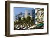 Art Deco Area with Hotels, Miami, Florida, USA-Peter Adams-Framed Photographic Print