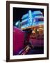 Art Deco at the Colony Hotel, South Beach, Miami, Florida-Walter Bibikow-Framed Photographic Print