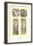 Art Deco Bas Reliefs-null-Framed Art Print