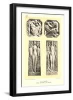 Art Deco Bas Reliefs-null-Framed Art Print