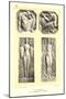 Art Deco Bas Reliefs-null-Mounted Art Print