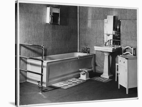 Art Deco Bathroom Suite-null-Stretched Canvas