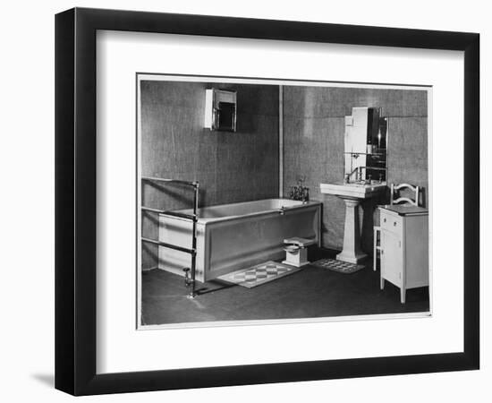 Art Deco Bathroom Suite-null-Framed Photographic Print