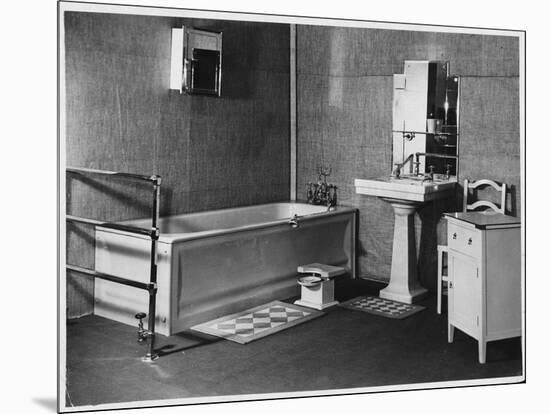 Art Deco Bathroom Suite-null-Mounted Photographic Print