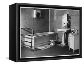 Art Deco Bathroom Suite-null-Framed Stretched Canvas